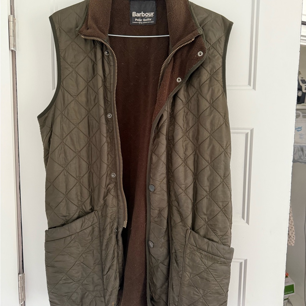 Barbour Men's Quilted Vest - Olive Green